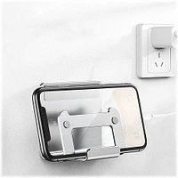 SaharaCase - Wall Mount for Most Cell Phones and Tablets up to 9" - Silver