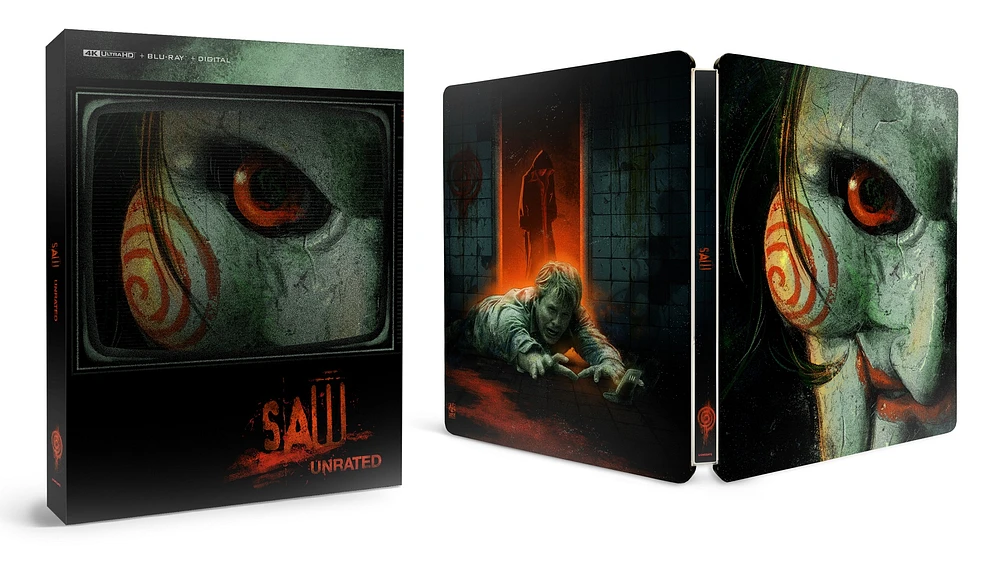 Saw [SteelBook] [Includes Digital Copy] [4K Ultra HD Blu-ray/Blu-ray] [Only @ Best Buy] [2004]