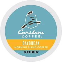 Caribou Coffee - Daybreak Morning Blend K-Cup Pods, Light Roast, 24 Count