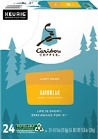 Caribou Coffee - Daybreak Morning Blend K-Cup Pods, Light Roast, 24 Count