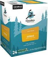 Caribou Coffee - Daybreak Morning Blend K-Cup Pods, Light Roast, 24 Count