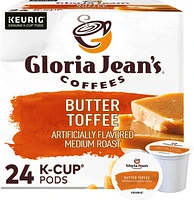 Gloria Jean's - Butter Toffee K-Cup Pods, 24 Count