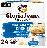 Gloria Jean's - Macadamia Cookie K-Cup Pods, 24 Count