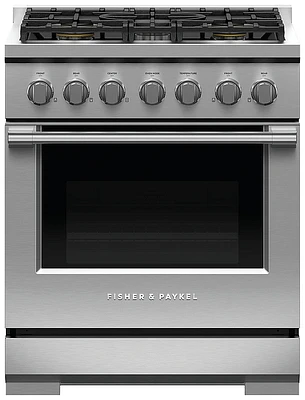 Fisher & Paykel - Professional inch Burner Gas Range