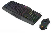 REDRAGON - S101-5 Wired Gaming Keyboard and Optical Mouse Gaming Bundle with RGB Backlighting - Black