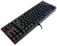 REDRAGON - Kumara K552 RGB Wired TKL Gaming Mechanical Blue Switch Keyboard with RGB Backlighting - Black