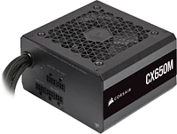 CORSAIR - CX-M Series CX650M Semi-Modular Low-Noise ATX Power Supply - Black