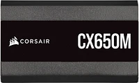 CORSAIR - CX-M Series CX650M Semi-Modular Low-Noise ATX Power Supply - Black