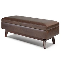 Simpli Home - Owen Rectangular Storage Ottoman