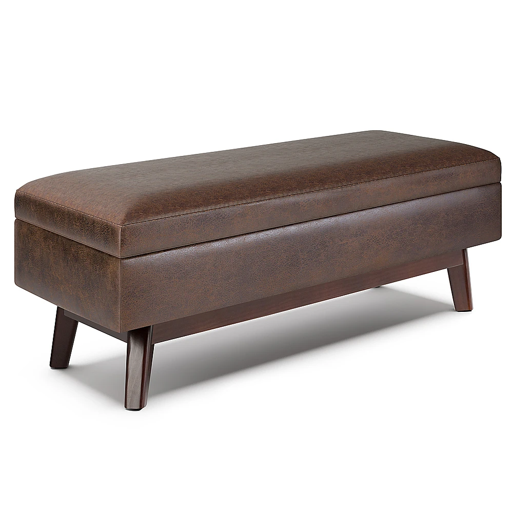 Simpli Home - Owen Rectangular Storage Ottoman