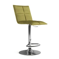 Simpli Home - Nadia Adjustable Bar Stool - Acid Green