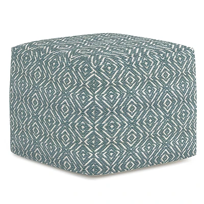 Simpli Home - Graham Square Pouf