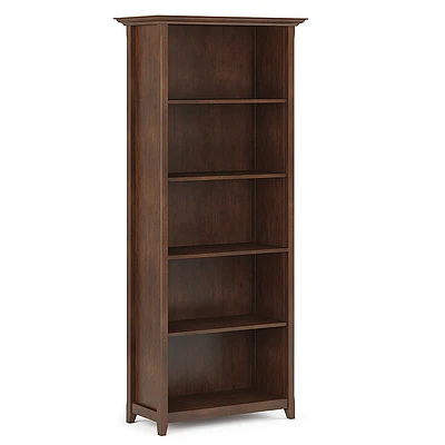 Simpli Home - Amherst 5 Shelf Bookcase
