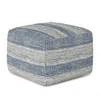 Simpli Home - Clay Square Pouf