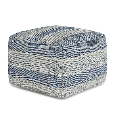 Simpli Home - Clay Square Pouf