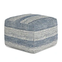 Simpli Home - Clay Square Pouf