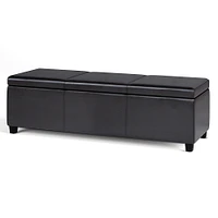 Simpli Home - Avalon Storage Ottoman Bench