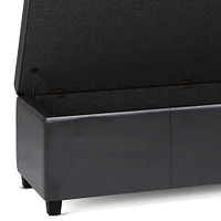 Simpli Home - Avalon Storage Ottoman Bench