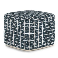 Simpli Home - Noreen Square Pouf