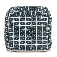 Simpli Home - Noreen Square Pouf