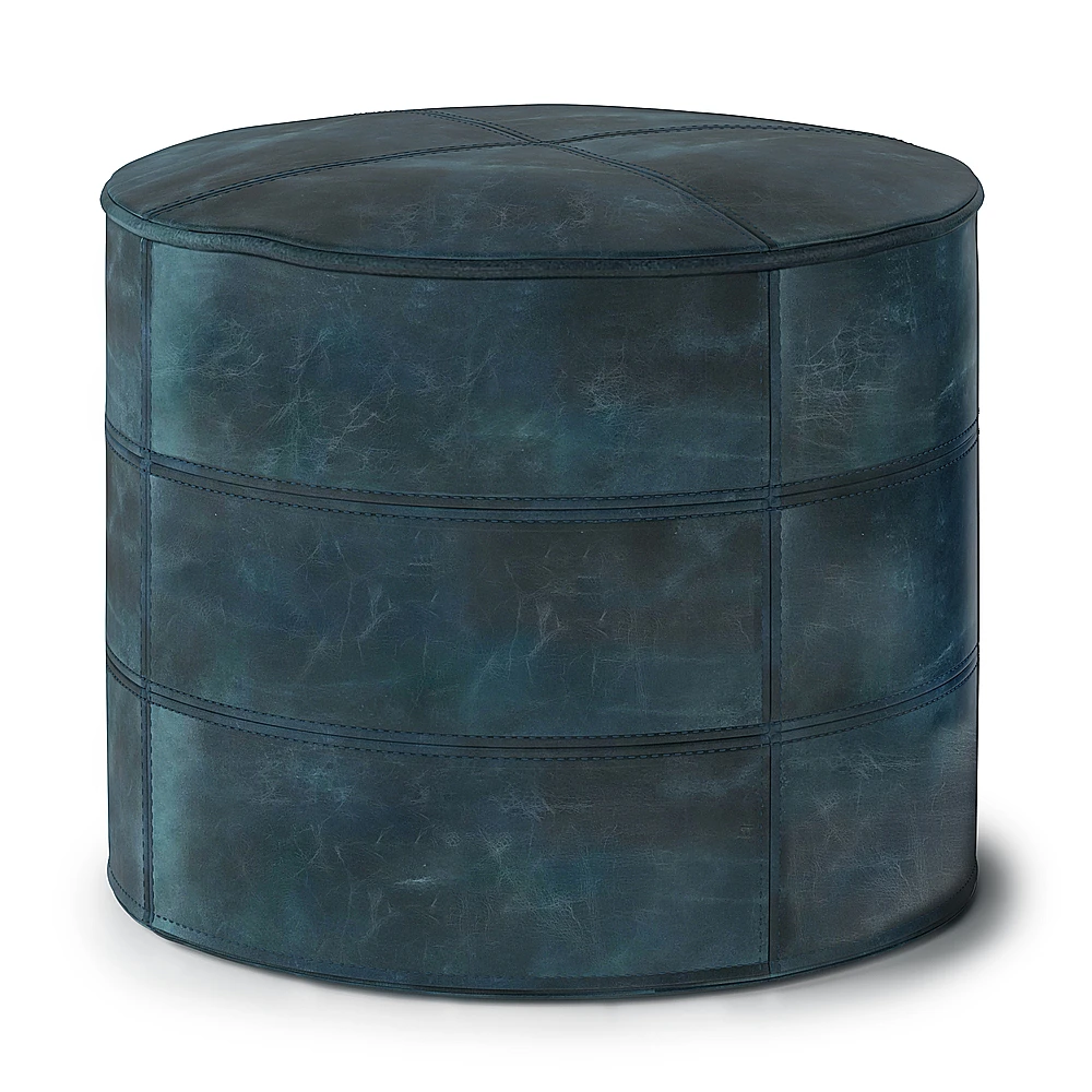 Simpli Home - Connor Round Pouf