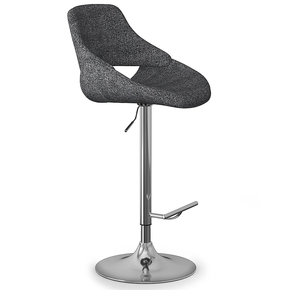 Simpli Home - Malden Adjustable Swivel Bar Stool - Grey