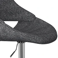 Simpli Home - Malden Adjustable Swivel Bar Stool - Grey