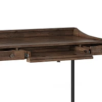 Simpli Home - Ralston Small Desk - Rustic Natural Aged Brown