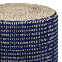 Simpli Home - Larissa Round Braided Pouf