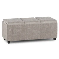 Simpli Home - Avalon Storage Ottoman