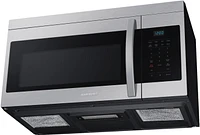 Samsung - 1.6 cu. ft. Over-the-Range Microwave with Auto Cook - Stainless Steel