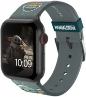 MobyFox - Star Wars The Mandalorian – The Child Snow Smartwatch Band – Compatible with Apple Watch – Fits 38mm, 40mm, 42mm & 44mm