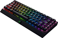 Razer - BlackWidow V3 Mini Hyperspeed 65% Wireless Mechanical Clicky Tactile Switch Gaming Keyboard with Chroma RGB Backlighting - Black