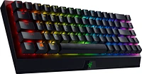 Razer - BlackWidow V3 Mini Hyperspeed 65% Wireless Mechanical Clicky Tactile Switch Gaming Keyboard with Chroma RGB Backlighting - Black