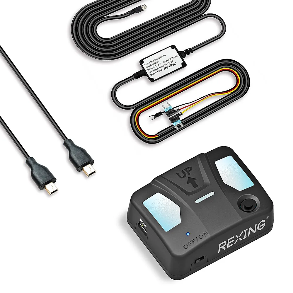 Rexing - Universal Intelligent Hardwire Kit - Black