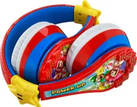eKids - Super Mario Bluetooth Headphones - red