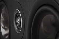 Polk Audio - Polk Reserve Series R400 Large Center Channel Loudspeaker, New 1" Pinnacle Ring Tweeter & Dual 6.5" Turbine Cone Woofers - Black