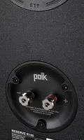 Polk Audio - Polk Reserve R100 Bookshelf Speaker, 1" Pinnacle Ring Tweeter & 5.25" Turbine Cone Woofer, Dolby Atmos & IMAX Enhanced - Black