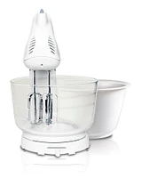 Hamilton Beach - 64693 Power Deluxe™ 6 Speed Stand Mixer with 2 Bowls - White