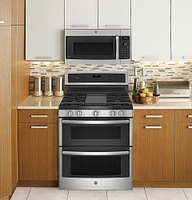 GE Profile - Advantium 30" Built-In Single Electric Convection Over-the-Range Oven with Microwave - Stainless Steel