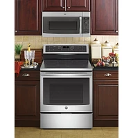 GE Profile - Advantium 30" Built-In Single Electric Convection Over-the-Range Oven with Microwave - Stainless Steel