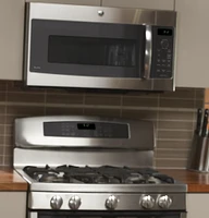 GE Profile - Advantium 30" Built-In Single Electric Convection Over-the-Range Oven with Microwave - Stainless Steel