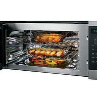 GE Profile - Advantium 30" Built-In Single Electric Convection Over-the-Range Oven with Microwave - Stainless Steel