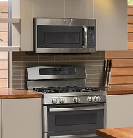 GE Profile - Advantium 30" Built-In Single Electric Convection Over-the-Range Oven with Microwave - Stainless Steel