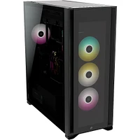 CORSAIR - iCUE 7000X RGB ATX/Mini ITX/Micro ATX/EATX Full-tower Case - Black