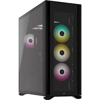 CORSAIR - iCUE 7000X RGB ATX/Mini ITX/Micro ATX/EATX Full-tower Case - Black