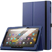 SaharaCase - Bi-Fold Folio Case for Amazon Fire HD 10 (2021) - Blue