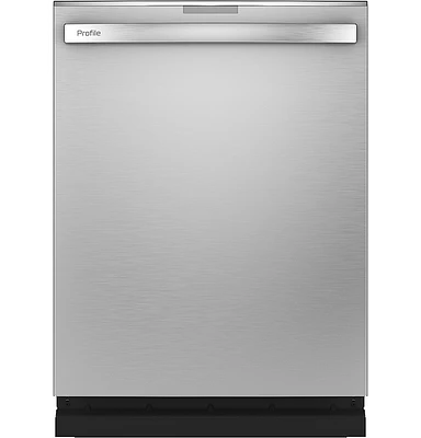 GE Profile - Top Control Smart Built-In Stainless Steel Tub Dishwasher with 3rd Rack and Microban, 42dBA - Stainless Steel