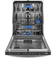 GE Profile - Top Control Smart Built-In Stainless Steel Tub Dishwasher with 3rd Rack and Microban, 42dBA - Stainless Steel