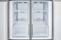 Frigidaire - 17.4 Cu. Ft. 4-Door French Door Refrigerator - Stainless Steel